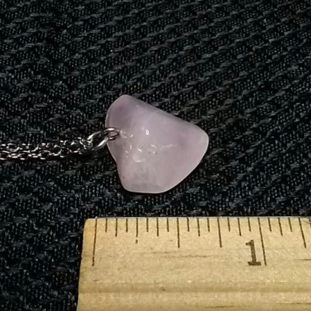 5/$25 Rose Quartz Necklace - Picture 6 of 7